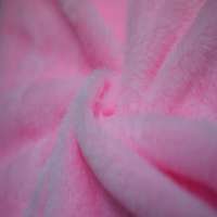 100% polyester knitted velvet toy fleece fabric faux rabbit hair fabric